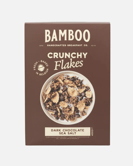Crunchy Flakes with Dark Chocolate and Sea Salt, 400g