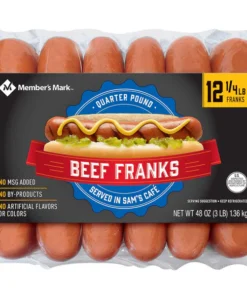 Member’s Mark Beef Franks (3 lbs., 12 ct.)