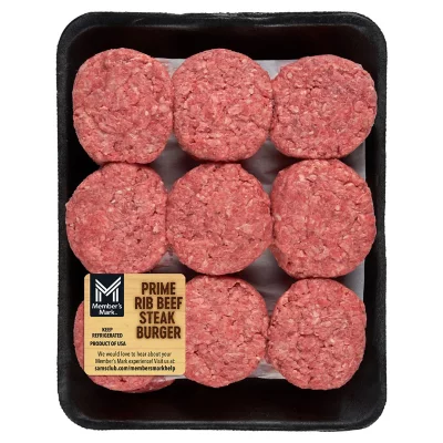 Member’s Mark Prime Rib Ground Beef Sliders (priced per pound)